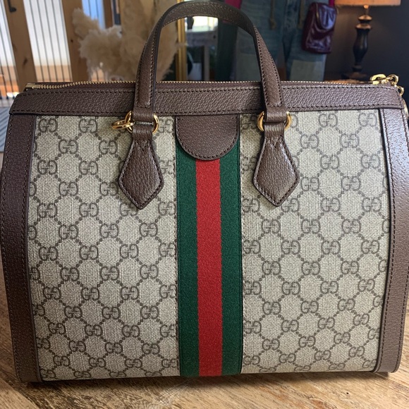 Gucci Ophidia Medium Top Handle Bag - Picture 6 of 16